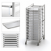 Thumbnail image #3 for Winco AWZK-20 Nesting Sheet Pan Rack — Holds 20 Full-Size (18 x 26 in) Pans, 650 lb Capacity, Welded Aluminum