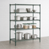 Thumbnail image #4 for Metro Super Adjustable Super Erecta Starter Wire Shelving Unit, 60W x 21D x 63H, 4 Shelves, Metroseal 3 Green Epoxy-Coated Finish