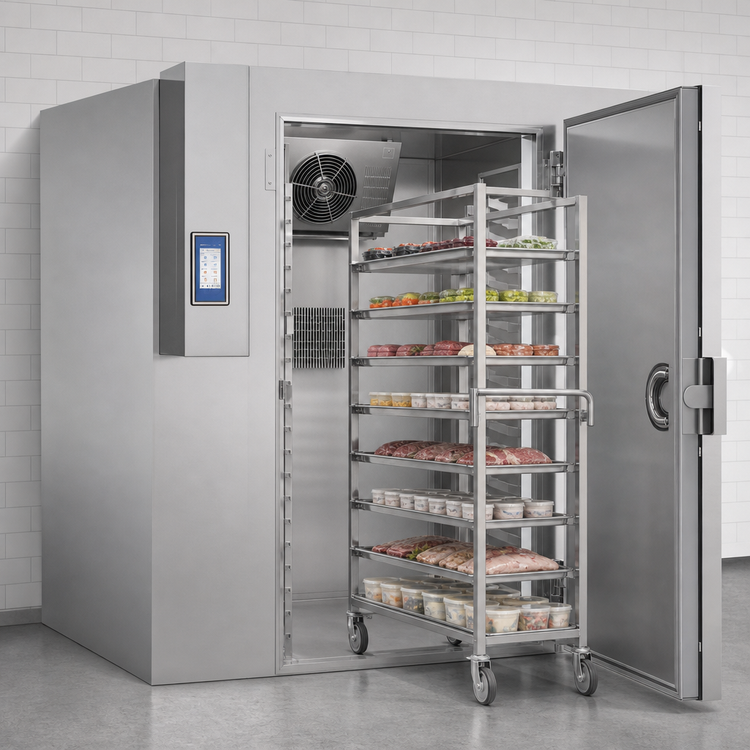 Product image #3 for Irinox MultiFresh MF 350.2 2T Large Roll-In Remote Blast Chiller/Shock Freezer