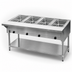Thumbnail image #3 for Advance Tabco Triumph Supreme Electric 4-Well Sealed-Well Hot Food Table with Cutting Board and Open Base