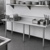 Thumbnail image #3 for Straight Clean Dishtable with 9-Inch Backsplash, 72 x 30 Inches, 16-Gauge 304 Stainless Steel