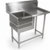 Thumbnail image #3 for John Boos Pro-Bowl 1-Compartment Stainless Steel Sink with Right Drainboard