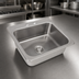 Thumbnail image #3 for John Boos Pro-Bowl Drop-In Single-Compartment Stainless Steel Sink with 20 x 16 x 8 Inch Bowl