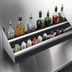 Thumbnail image #3 for Krowne Royal Series Double Built-In Stainless Steel Speed Rail, 42 Inch x 10 Inch
