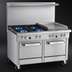Thumbnail image #3 for Southbend Ultimate 48-Inch Gas Restaurant Range with 4 Star Burners, 24-Inch Thermostatic Griddle, Standard Oven and Cabinet Base