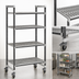 Thumbnail image #3 for Cambro Camshelving Elements XTRA 4-Shelf Vented Mobile Starter Unit, 24 x 48 x 70-1/4 Inches, Speckled Gray