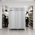 Thumbnail image #3 for Hoshizaki Steelheart PT2A-FS-FS Two-Section Full Stainless Pass-Thru Refrigerator, 52.5 Cu. Ft., Full-Height Solid Hinged Doors