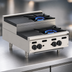 Thumbnail image #3 for Vulcan Achiever VHP212U 12-Inch Heavy Duty Countertop Gas Hot Plate with 2 Burners and Step-Up Rear Burner