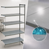 Thumbnail image #3 for Cambro Camshelving Basics Plus 18-Inch Deep x 60-Inch Wide x 84-Inch High 5-Tier Solid Polymer Add-On Shelving Unit
