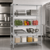 Thumbnail image #3 for EAGLEbrite Red-i-Pak 4-Tier Wire Shelving Unit, 60