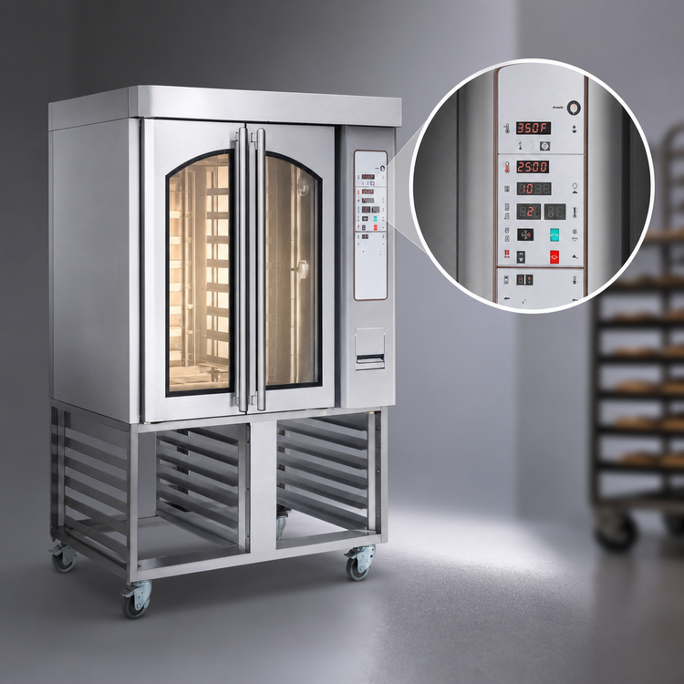 Product image #3 for Baxter OV310G Mini Rotating Rack Gas Oven with Programmable Digital Controls, 8-Pan Capacity