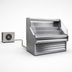 Thumbnail image #3 for Howard-McCray Ovation Series Remote Open-Air Merchandiser, 51-Inch Wide, 44-Inch High, Stainless Steel, LED Lighting