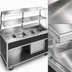 Thumbnail image #3 for Atlas Metal BLC-2-RM 2-Pan Mobile Refrigerated Cold Food Serving Counter with Recessed Top