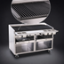 Thumbnail image #3 for Bakers Pride Dante Series 60-Inch Floor Model Gas Radiant Charbroiler