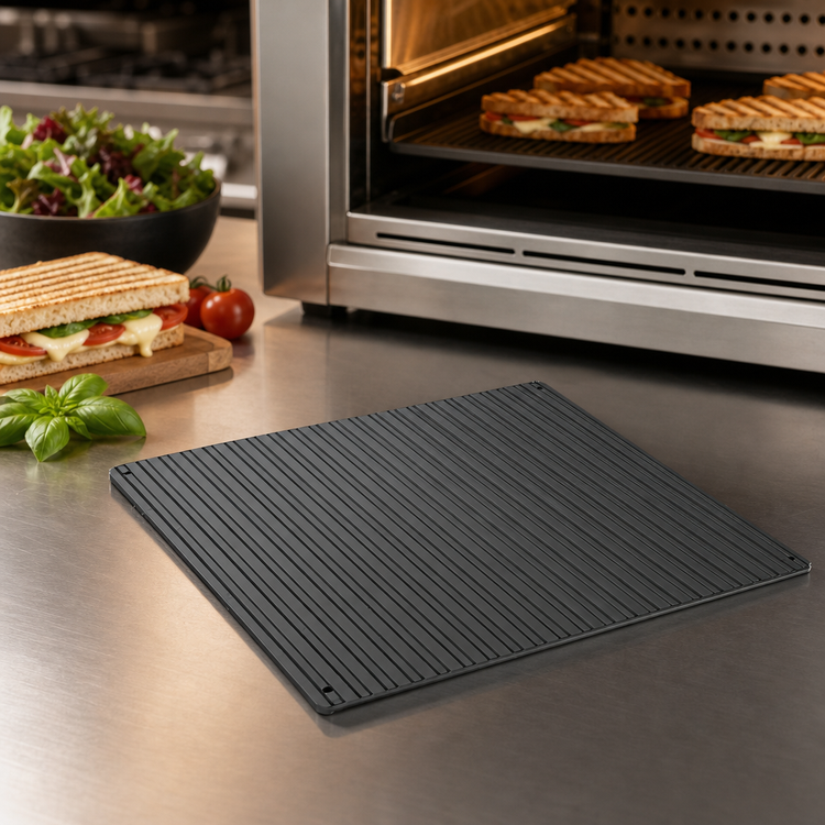 Product image #3 for Prática Panini Plate High-Speed Oven Accessory, 13 x 14 x 0.25 Inches