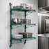Thumbnail image #3 for Quantum Wall-Mounted Cantilever Shelf Starter Unit with 3 Wire Shelves