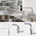 Thumbnail image #3 for T&S Brass B-0255 Single Pantry Deck-Mount Faucet with 18-Inch Double-Joint Swing Nozzle