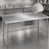 Thumbnail image #3 for Eagle Deluxe Series 144-Inch x 30-Inch Stainless Steel Work Table with 1-1/2-Inch Rear Upturn and Open Tubular Base