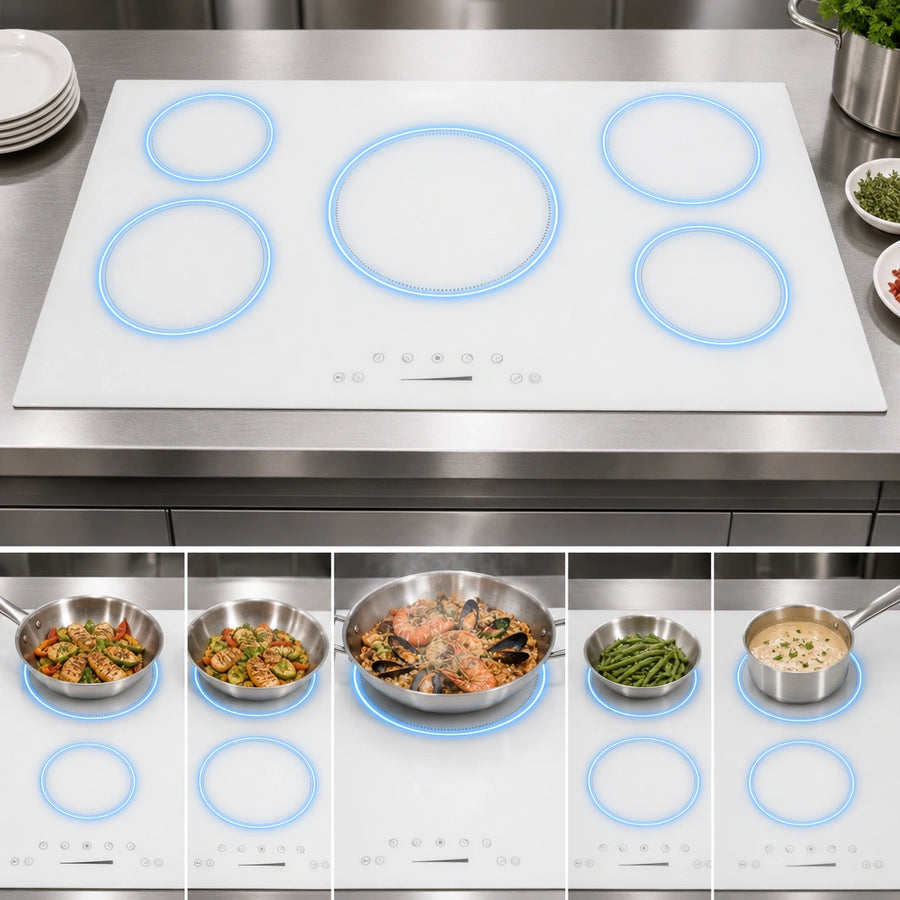 Five Cooking Zones