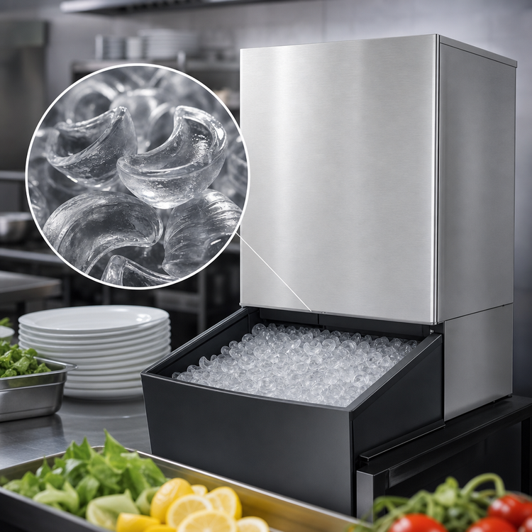 Product image #3 for Hoshizaki KM-1601MRJZ3 30-Inch Wide Modular Crescent Cube Ice Maker Head, Remote Air-Cooled, 3-Phase