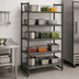 Thumbnail image #3 for Cambro Camshelving Basics Plus 5-Tier Stationary Starter Unit, 21 x 54 x 64 Inches, Vented Shelving, Brushed Graphite