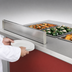 Thumbnail image #3 for Vollrath 4-Series Signature Server Stainless Steel Countertop Plate Rest, Operator Side, 28 x 7 Inches
