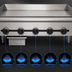 Thumbnail image #3 for Wells HDG-6030G 60-Inch 5-Burner Natural Gas Countertop Griddle with Manual Controls