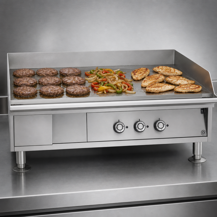 Product image #3 for Lang Marine 36-Inch Electric Heavy Duty Countertop Griddle