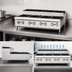 Thumbnail image #3 for Hurakan by Equip.me Heavy Duty Countertop Step-Up 8 Open Burner Range