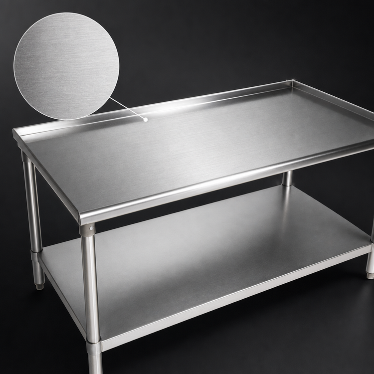 Product image #3 for John Boos 16-Gauge Stainless Steel Equipment Stand with Adjustable Undershelf, 15 x 36 x 24 Inches
