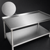 Thumbnail image #3 for John Boos 16-Gauge Stainless Steel Equipment Stand with Adjustable Undershelf, 15 x 36 x 24 Inches