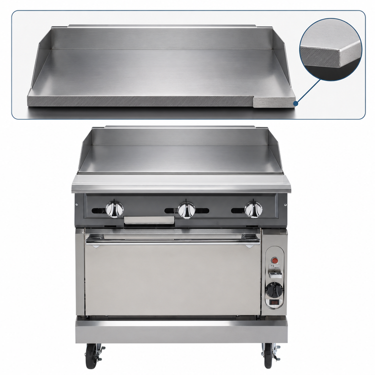 Product image #4 for Vulcan V Series 36-Inch Heavy Duty Gas Griddle Range with Standard Oven
