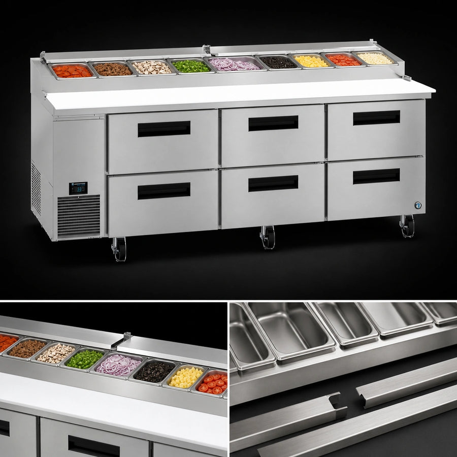 9-Pan Ingredient Rail
