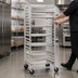 Thumbnail image #3 for Panco Mobile Full-Height Open-Side Utility Rack for 18 x 26 Trays, 24-Pan Capacity