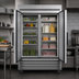 Thumbnail image #3 for True TS-43-HC Two-Section Reach-In Refrigerator with Solid Hinged Stainless Steel Doors