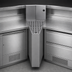 Thumbnail image #3 for Glastender Underbar Inside Wedge Corner Drainboard, 24-Inch Deep, 15° Angle