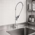 Thumbnail image #4 for Single-Hole Deck Mount Mixing Faucet with 24-Inch Riser and 1.15 GPM Spray Valve