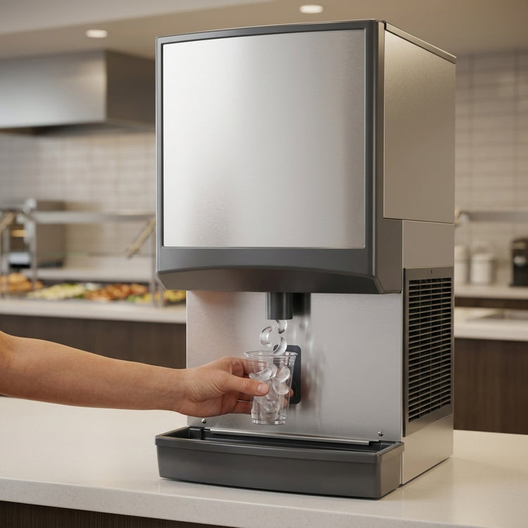 Product image #2 for Symphony Plus 50CI414A-SI Countertop Ice-Only Dispenser with 425 lb. Daily Production