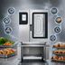 Thumbnail image #3 for Convotherm K12 Maxx Pro 10.10 Half-Size Gas Combi Oven/Steamer School Package with Stand