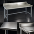 Thumbnail image #3 for Eagle Group Deluxe Series Stainless Steel Work Table with 4-1/2-Inch Backsplash, 120 x 30 Inch