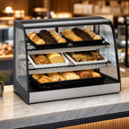 Thumbnail image #3 for Federal Industries Countertops CD4828 47-Inch Countertop Full-Service Non-Refrigerated Pastry Display Case, Curved Glass, LED Lighting