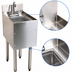 Thumbnail image #3 for Glastender CHOICE 12-Inch Stainless Steel Underbar Wet Waste Sink Unit with Gooseneck Faucet
