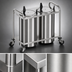 Thumbnail image #3 for Atlas Metal MOPD3H-12 3-Stack Mobile Heated Plate Dispenser for 12