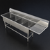 Thumbnail image #3 for John Boos Pro-Bowl 4-Compartment Sink with Right Drainboard, 24