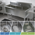 Thumbnail image #3 for John Boos Pro-Bowl 3-Compartment Freestanding Stainless Steel Sink