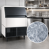 Thumbnail image #3 for Maxx Ice Air-Cooled Self-Contained Ice Maker With Bin, Full Dice Cube, 260 lb/day, 75 lb Storage, Stainless Steel