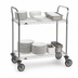 Thumbnail image #3 for Metro Super Erecta 2-Shelf Heavy Duty Utility Bus Cart, 36 x 24 x 39 Inches