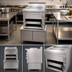 Thumbnail image #3 for Titan Heavy-Duty 36-Inch Single-Deck Upright Radiant Plancha Gas Broiler with Cabinet Base
