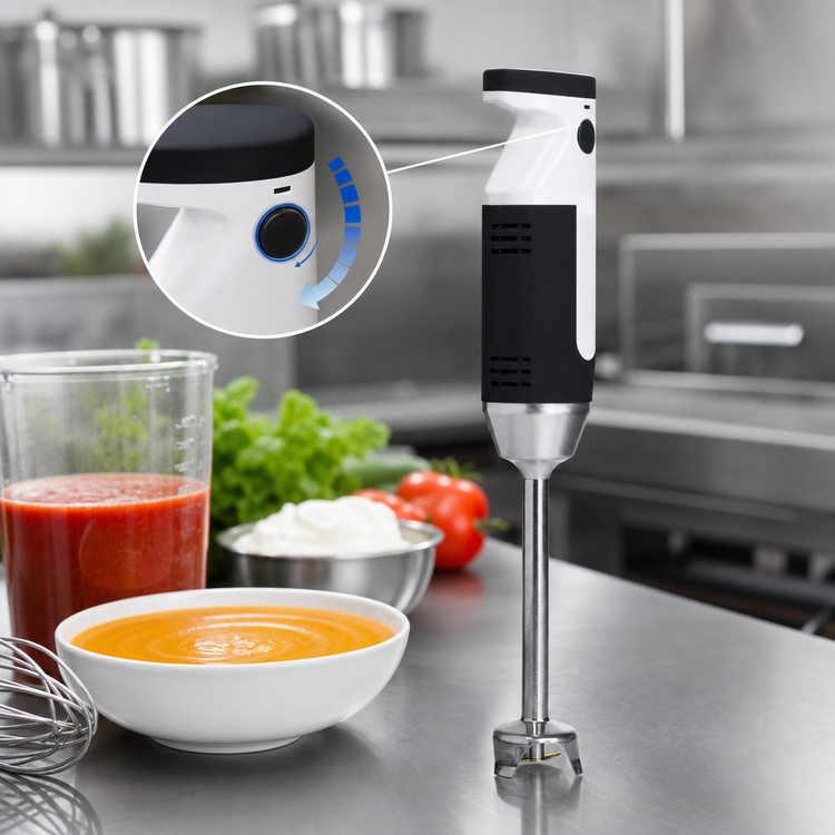 Product image #3 for MiniPro Hand-Held Variable-Speed Immersion Blender with 7-Inch Detachable Shaft