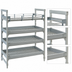 Thumbnail image #3 for Cambro Camshelving Premium Full Shelf Rail Kit, 14 Inch x 72 Inch, Soft Gray